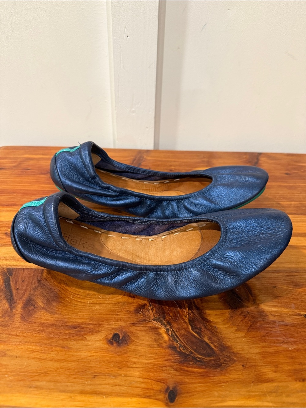 Tieks Limited Edition Midnight Blue Ballet Flats - Picture 2 of 7